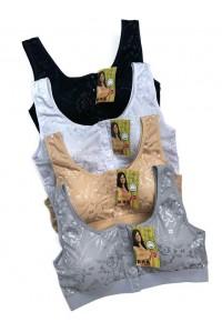 Топ гладкий Beisdanna на тонкому поролоні Арт: 88012# / Асорти кольорів /