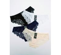 Жіночі трусики-сліпи Biweier Арт: 696 / Асорті кольорів /