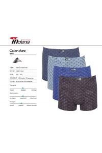 Стрейчеві чоловічі боксери Indena Арт: 11444 / 3XL, 4XL /