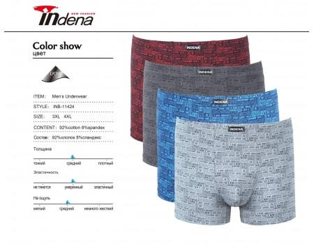 Стрейчевые мужские боксеры Indena Арт: 11424 / 3XL.4XL. /