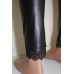 Женские стильные кожаные лосины с кружевами INDENA АРТ.: CZ801