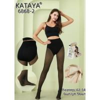 Жіночі теплі колготки з начосом KATAYA Арт.: 6868-2 / 42-54 /