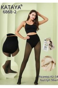 Женские теплые колготки с начесом KATAYA Арт.: 6868-2 / 42-54 /