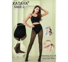 Жіночі теплі колготки з начосом KATAYA Арт.: 6868-2 / 42-54 /