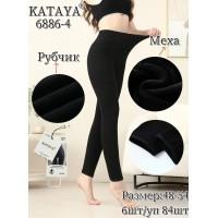 Лосини жіночі в рубчик на хутрі KATAYA Арт.: 6886-4 / 48-54 /