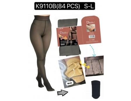 Колготы женские с флисом ФЕННА Арт.: K9110B / S-L /