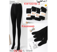 Колготы женские кашемир КОРОНА Арт.: KW1001B-3 / 5 / 54-60 / Черный /