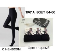 Женские теплые колготки Фенна Арт.: T-K61A / Черный / 54-60 /