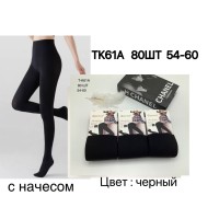 Женские теплые колготки Фенна Арт.: T-K61A / Черный / 54-60 /