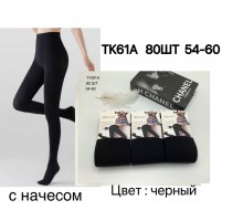 Женские теплые колготки Фенна Арт.: T-K61A / Черный / 54-60 /
