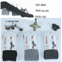 Женские теплые колготки Фенна Арт.: 66A / Ассорти цветов / 54-60 /