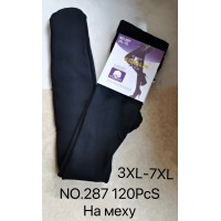 Женские теплые колготки на меху KENALIN Арт.: 287 / 3XL-7XL /