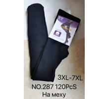 Женские теплые колготки на меху KENALIN Арт.: 287 / 3XL-7XL /