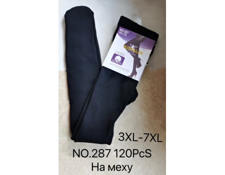 Женские теплые колготки на меху KENALIN Арт.: 287 / 3XL-7XL /