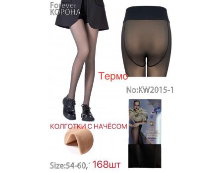 Колготы женские с начесом КОРОНА Арт.: KW2015-1 / 54-60 /