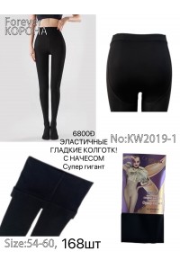 Колготы женские с начесом КОРОНА Арт.: KW2019-1 / 54-60 /