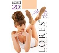 Шкарпетки жіночі з масажною стопою LORES Massaggio 20