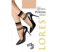 Шкарпетки жіночі з візерунком LORES Poesia 20 den