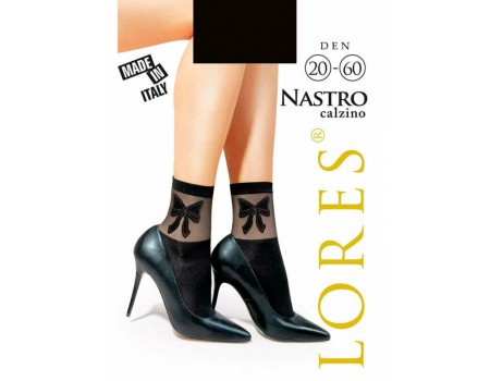 Носки женские с узором LORES Nastro calzino 20-60