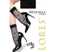 Носки сетчатые с узором LORES Reticella calzino