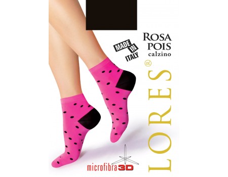 Носочки женские с рисунком Lores Rosa Pois
