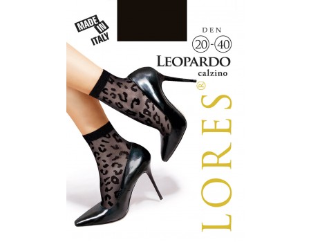 Носки женские с узором LORES Leopardo calzino 20-40