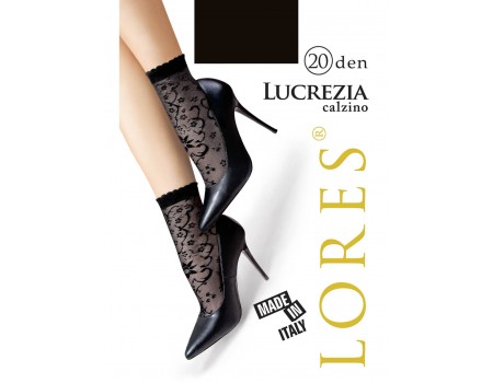 Носки женские с узором LORES Lucrezia 20 calzino