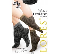 Носки женские с люрексом LORES Dorado 60