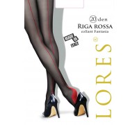 Колготки женские со швом LORES Riga Rossa 20