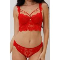 Комплект ENUOANGGEE тонкий без поролона с трусиками-слипами Арт: 9002# D