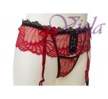 Пояс для чулок кружевной с имитацией трусиков AO LEI SHI Арт: 8810#