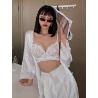 Комплект MANDHARI тонкий без поролона с трусиками-слипами Арт: 9380 D