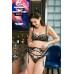 Комплект CENCKA FLOWER тонкий без поролона с трусиками-бразилиано Арт: 9882# D