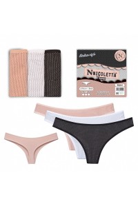 Жіночі стрінги трійка Nicoletta Арт: 98241