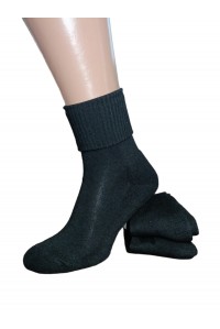 Стрейчевые женские носки с отворотом KBS Socks Арт.: 2-30003 / Махровая стопа /