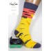 Стрейчевые мужские носки Happy Socks высокие Арт.: 623399-5 / Сафари /