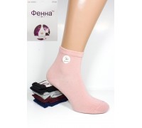 Стрейчевые женские носки ФЕННА средней высоты Арт.: GH-B563-1 / Упаковка 10 пар /
