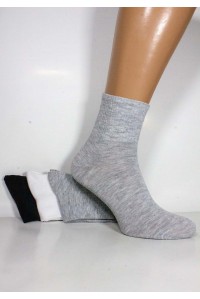 Стрейчевые женские носки для тенниса КОРОНА средней высоты Арт.: B2343-6