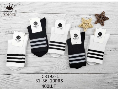 Стрейчевые детские носки КОРОНА высокие Арт.: CY3192-1
