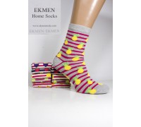 Стрейчевые женские компьютерные носки EKMEN высокие Арт.: 2044-1