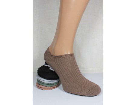 Стрейчевые женские носки ШУГУАН с просиликоненным задником Арт.: B2564