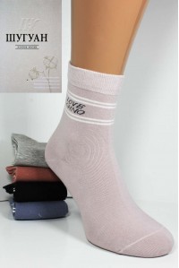 Стрейчевые женские носки ШУГУАН средней высоты Арт.: B2806-2