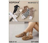 Стрейчевые женские носки КОРОНА укороченные Арт.: BY5557-3
