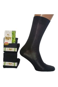 Бамбуковые мужские носки BYT CLUB высокие Арт.: 1240-07 / Черный /