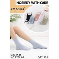 Стрейчевые женские носки КОРОНА высокие Арт.: BY609-9