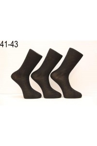 Стрейчевые шелковые мужские носки DILEK высокие Арт.: 03-10003 / Упаковка 12 пар /
