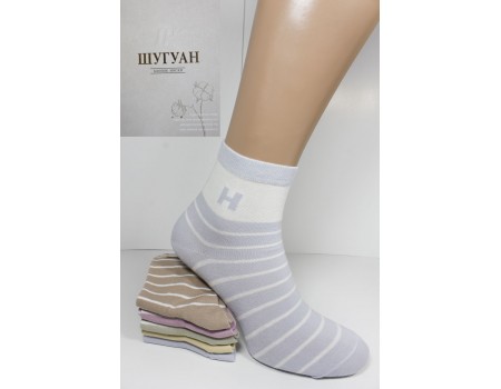 Стрейчевые женские носки ШУГУАН средней высоты Арт.: B2807-1