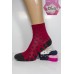 Стрейчевые женские носки DUCKS SOCKS средней высоты Арт.:8005.60-2 / Горошек+полоска /