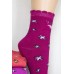Махровые детские носки на бордюрной резинке BFL Girls высокие Арт: C154-20 / Цветы / Упаковка 12 пар /