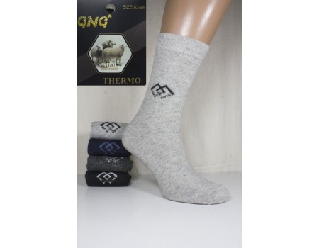 Шерстяные мужские носки GNG Wool Thermo высокие Арт.: 2817 / Упаковка 12 пар /